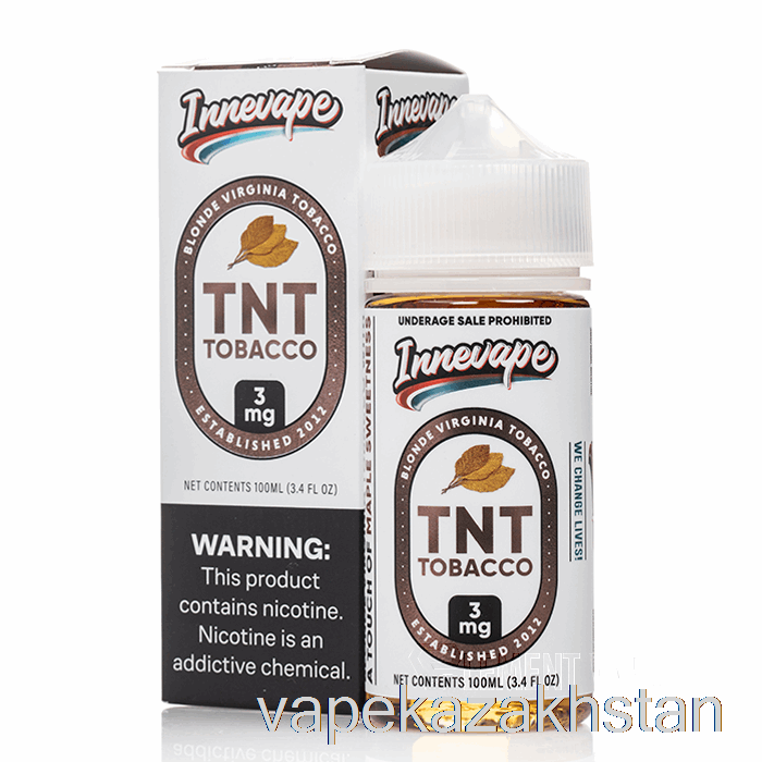 Vape Smoke TNT Tobacco - Innevape E-Liquids - 100mL 0mg